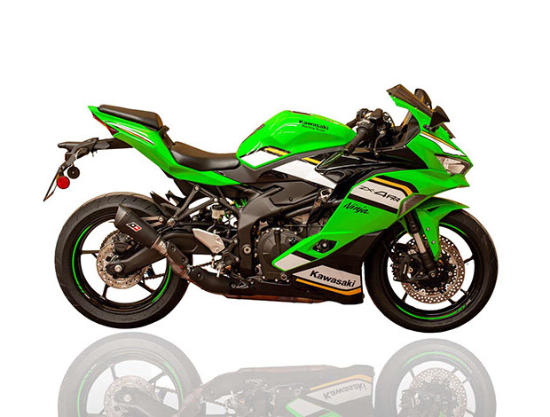 KAWASAKI ZX 4 RR SLIP-ON GUNSHOT DARK MATTER