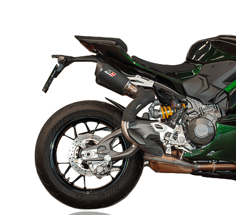 Panigale v2 2025 > slip-on system twin gunshot Dark Matter thumbnail 2