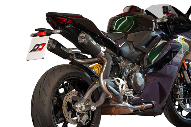 Panigale v2 2025 > slip-on system twin gunshot Dark Matter thumbnail 3
